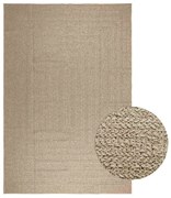 ZIZUR bézs juta hatású beltéri és kültéri szőnyeg 240 x 340 cm