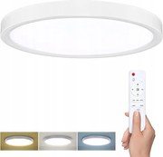 Led világítás távirányítóval Estela White, 36W, 2700lm, 30cm, Cct
