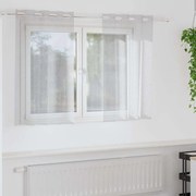 Függönyök függönyökkel 2 pcs Világosszürke 140x140cm Poliészter
