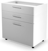 Alsó szekrény Vento D3S-80 / 82, fehér