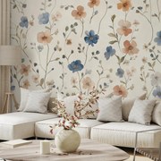 Fotótapéta - Pasztell virágok (147x102 cm)