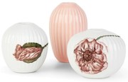 Hammershøi Poppy 3 db mini porcelán váza - Kähler Design