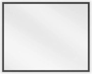 Mexen Loft téglalap alakú fürdőszobai tükör 50 x 40 cm, fekete keret - 9852-050-040-000-70