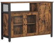 FIRA komód barna/fekete