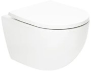 Wall-hung WC with softclose seat SAT Fusion white SATFUS010RTORP