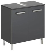 Sötétszürke mosdókagyló alatti szekrény 60x62 cm Set 311 - Pelipal