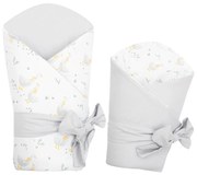 Kétoldalas gyerek pólya New Baby Libák 80x80 cm