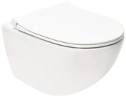 Függő WC VitrA Sento SmoothFlush üléssel, hátsó hulladékkal 7848-003-6147