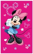 Disney Minnie Pink kéztörlő, arctörlő, törölköző 30x50cm
