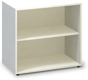 Alacsony szekrény ProOffice 80 x 45 x 73,5 cm, fehér