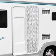 világosszürke és sötétszürke zsenília rovarfüggöny 56 x 200 cm