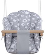 2Kids Toys - Gyermek textilhinta szürke/bükkfa