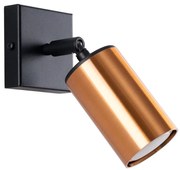 Sollux SL.1374 - Fali spotlámpa WINX 1xGU10/10W/230V fekete/réz