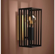 Eglo 390165 - Fali lámpa CIDRAZ 1xE27/40W/230V fekete/barna