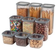 Élelmiszertartó doboz szett 9 db-os Fresco – Hermia