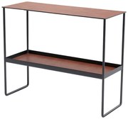 Konyakbarna fém konzolasztal 29x78 cm Bull – LIND DNA
