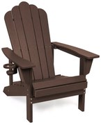 Barna műanyag kerti fotel Adirondack – Bonami Selection