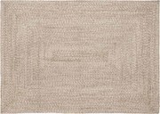 vidaXL Területszőnyegek Természetes és Fehér 120 x 170 cm Juta