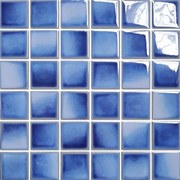 Kerámia mozaik Premium Mosaic aqua blue 31x31 cm fényes MOSBH5ABLL