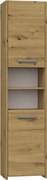S40 fürdőszoba szekrény, tölgy