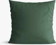 Goldea pamut párnahuzat - sötétzöld 40 x 40 cm
