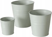 Kerti Virágtartó, 3 Db, Cink, Kültéri, Lingo, Világos Zöld