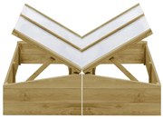 2 db impregnált fenyőfa melegház 100 x 50 x 35 cm