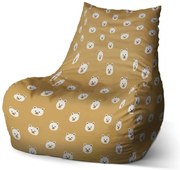 Bean babzsák arányos mackók - gyerek, sárga