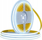 Led szalag 12V Cob 10m IP20 Fény 320LED/méter Erős 6000K Hűsítő fény