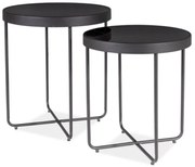 Atena dohányzóasztal, fekete