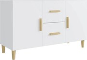 vidaXL fehér szerelt fa tálalóasztal 100 x 36 x 60 cm