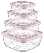 Orion TREND 4 db-os  műanyag tárolódoboz készlet