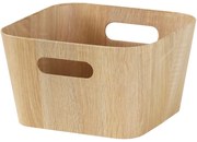 Kitchisimo 2 db tároló kosár szett 27 × 27 × 16cm, természetes, M