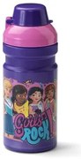 Kulacs, 390 ml, LEGO Friends, lila-rózsaszín-mintás (L40561734)