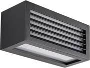 Rabalux 77100 - LED Kültéri fali lámpa LUBLIN LED/10W/230V IP54 fekete