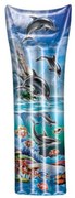 DOLPHIN felfújható strandmatrac 183x68 cm kék