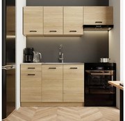 PATRICIA 180 cm-es tölgy konyhabútor