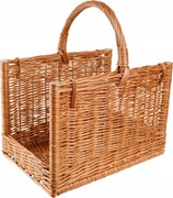 Fonott kandalló kosár nagy tűzifa fogantyúval egyszerű nagy állvány