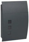 Postaláda BK 931, ablakos, antracit