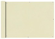 75x600 cm krém Oxfrod szövetű erkély ablak sötétítő