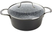 Lamart LT1254 serpenyő fedéllel Granit, átmérő 24cm, 24 cm átmérőjű