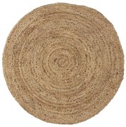 IB Laursen Jutaszőnyeg ROUND NATURAL 90 cm