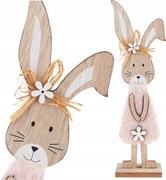 Húsvéti Nyuszi Fa Figura Dekoráció Húsvéti Nyuszi