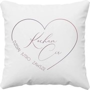 Szeretlek ma, holnap, mindig ajándék párna