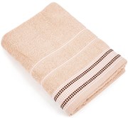BARBARA törölköző 70x130 cm bézs, 100% pamut