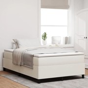 Boxspring Ágy Krém 120x200 cm Kordbársony