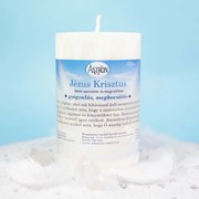 Jézus Krisztus - fehér gyertya - 10 CM