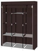 Mobil ruhásszekrény 130x45x170 cm-es méretben-barna