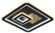 LED Dimmelhető mennyezeti lámpa LED/110W/230V fekete + távirányítás