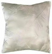 Dekoratív párnahuzat 45x45cm tollak tejszínes TiaHome